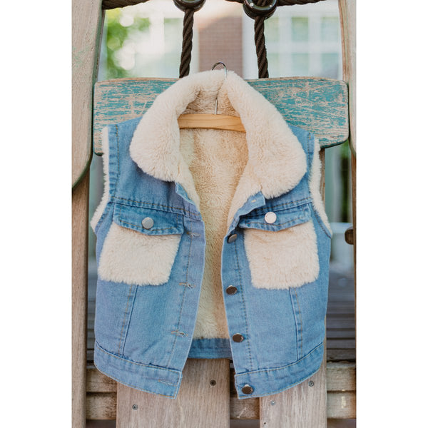 Denim bodywarmer