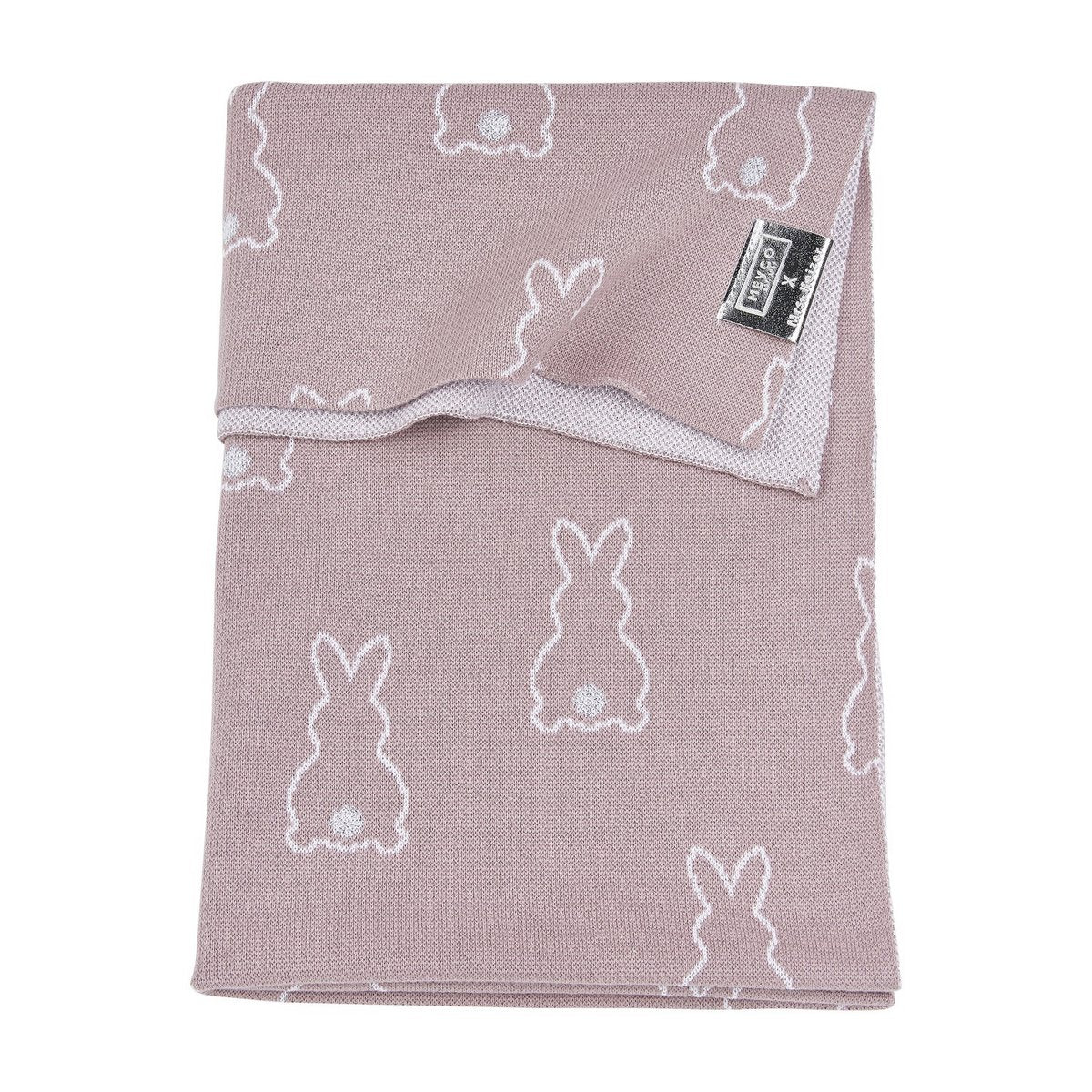 deken 'konijntjes' roze