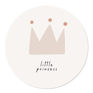 muurcirkel 'little princess ' 50cm